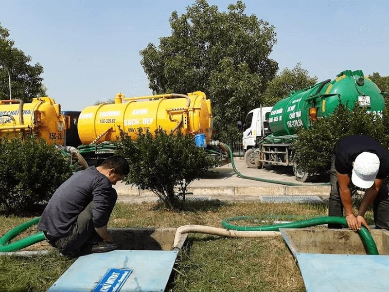 Hút chất thải tại Bắc Giang
