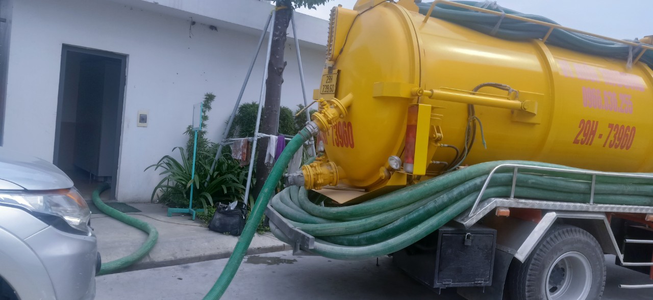 Hút chất thải khu công nghiệp tại Bắc Ninh