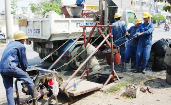 Nạo vét hố ga khu công nghiệp tại Bắc Ninh